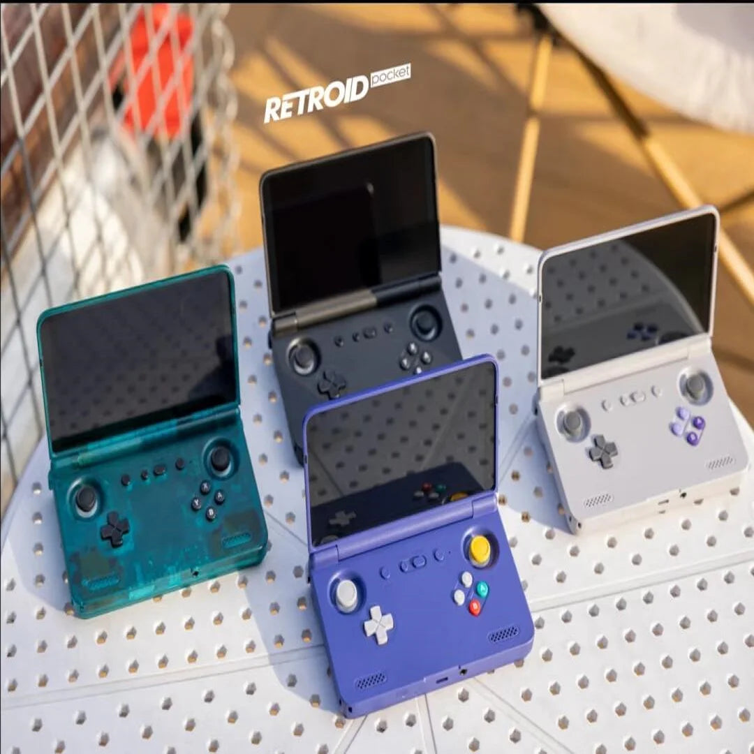 Retroid Pocket Flip2 Retro Handheld Game Console Android13 5.5 Inch AMOLED Touch Screen Video Player Wifi Bluetooth PSP PS2 Gift