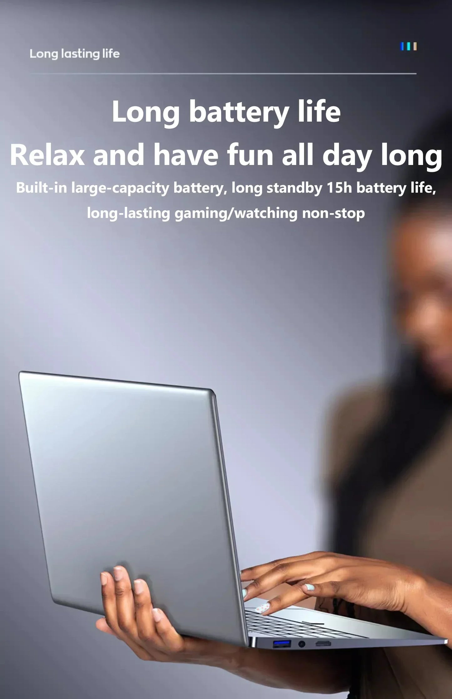 AKPAD 15.6-Inch IPS Display Laptop 16GB RAM 2TB SSD Intel Celeron 11th Gen N5095  Windows 11 Pro - Portable Office Notebook PC