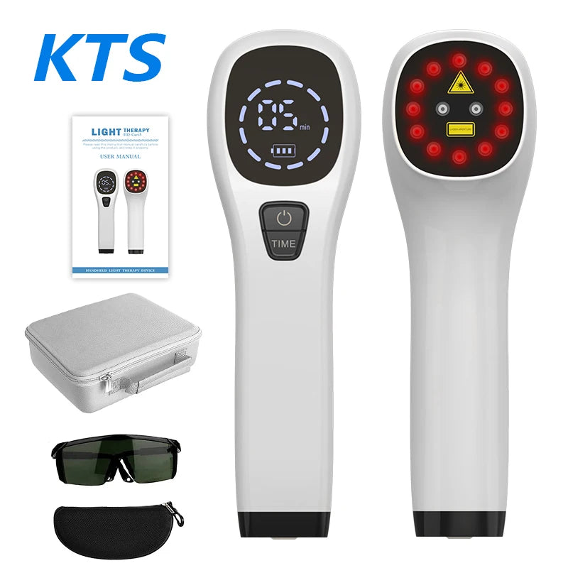 4x808nm Home Laser Therapy Device for Knee Pain Relief Arm Arthritis Tennis Elbow Handheld Physical Therapy LLLT Physiotherapy