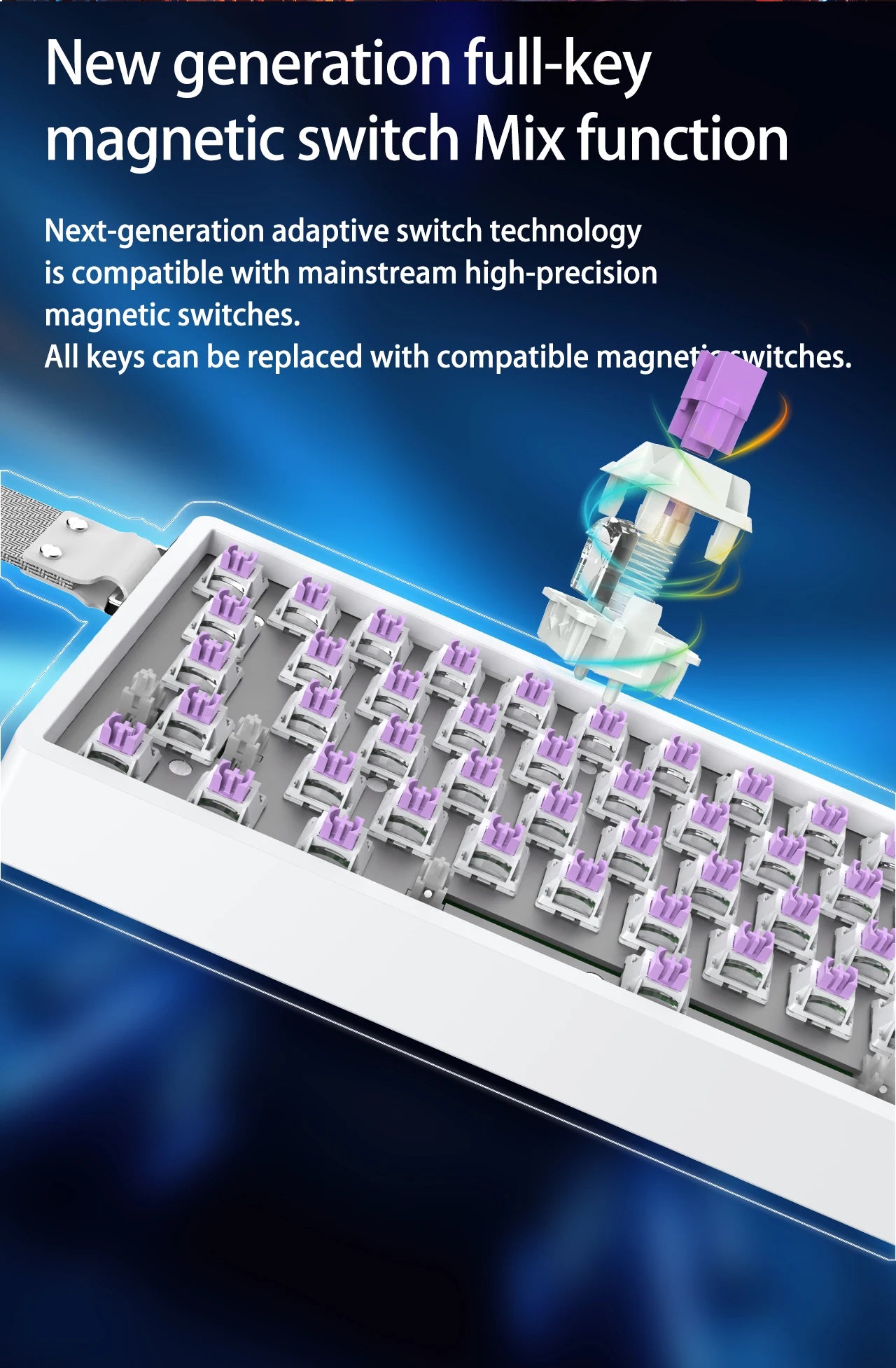 IROK ND63 MAX/ULTRA/ND68 Pro 0.001mm Rapid Trigg 8000HZ SOCD/RS Mechanical Keyboard with magnetic switch Gaming Keyboad 63/68key