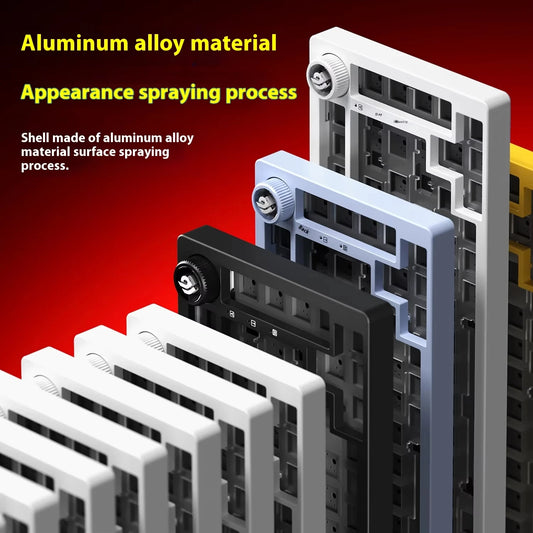 LEOBOG Hi75C Pro Hi75 Sugar65 Custom Mechanical Keyboard Aluminum Kits Hot Swap Wired Gaming Keyboard RGB Gamer Gasket Keyboard