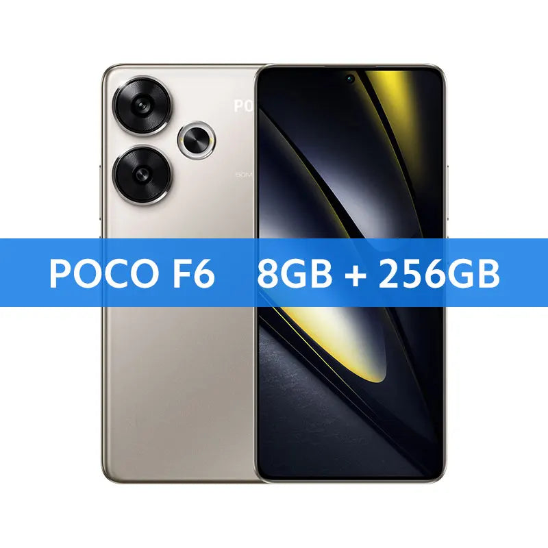 World Premiere POCO F6 Smartphone Global Version Snapdragon®8s Gen 3 NFC 120Hz Flow AMOLED 90W Turbo Charging 5000mAh Battery