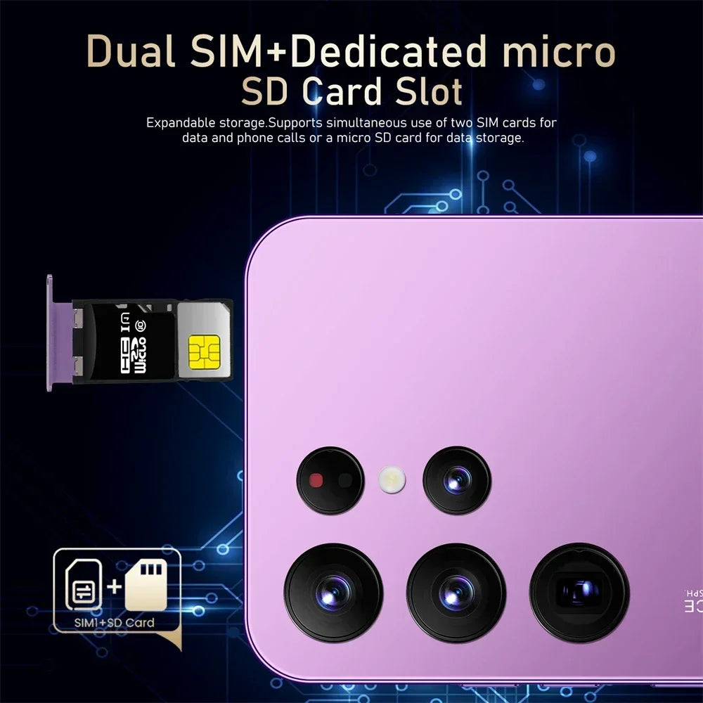 HOT 2025 new S26 Ultra original intelligent 4G 5G dual card dual standby Android 14 system global version 108MP 8000mAh battery