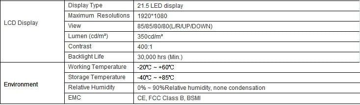 27 Inch All-in-One PC Core I7 10750H 16GB RAM 512GB SSD OEM AIO Desktop Computer Monoblock All In One PC With UPS Battery