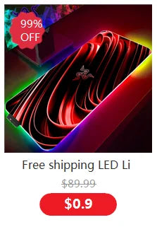 Cool Space Large RGB Mouse Pad Gaming XXL Mousepad LED Mause Pad Gamer Copy Mouse Carpet MausePad PC Desk Pad Mat with Backlit