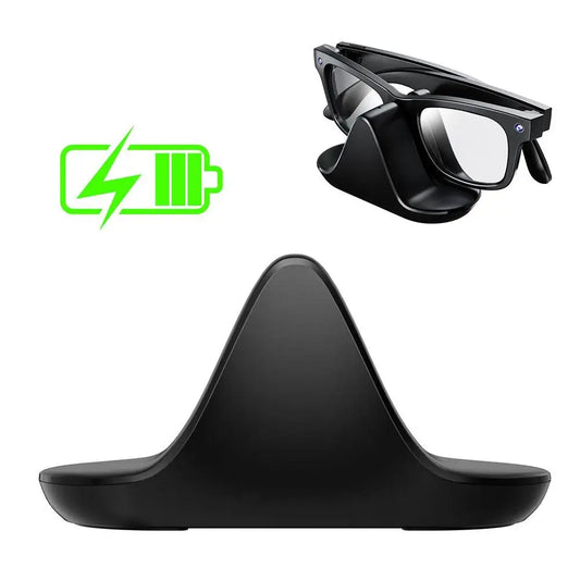 Charging Dock For Ray-Ban Meta Smart Glasses For RW4006 RW4008 Potable Travel Charger Station Type-C Adapter With LED Indicator