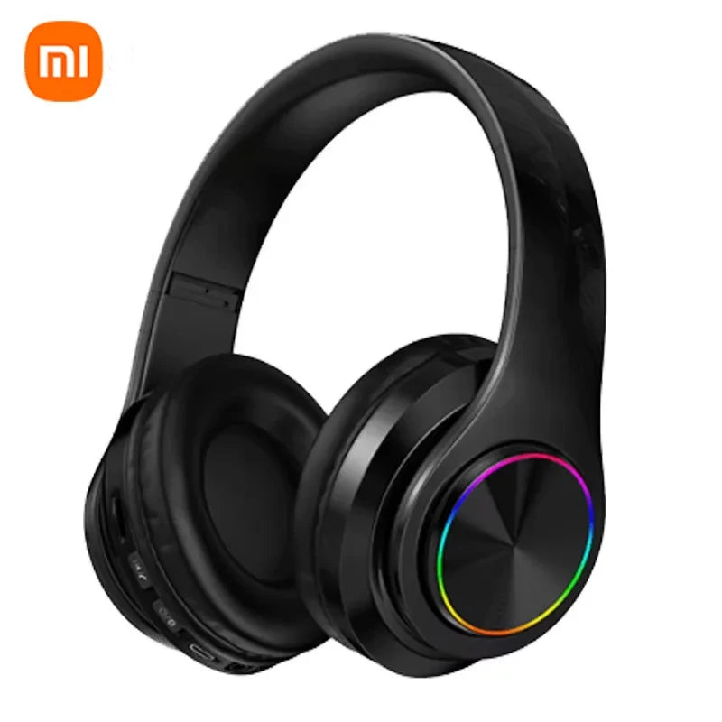 XIAOMI Bluetooth Headset Wireless Headphones Foldable HiFi Stereo Earphone With Mic Support SD Card FM For Xiaomi Iphone