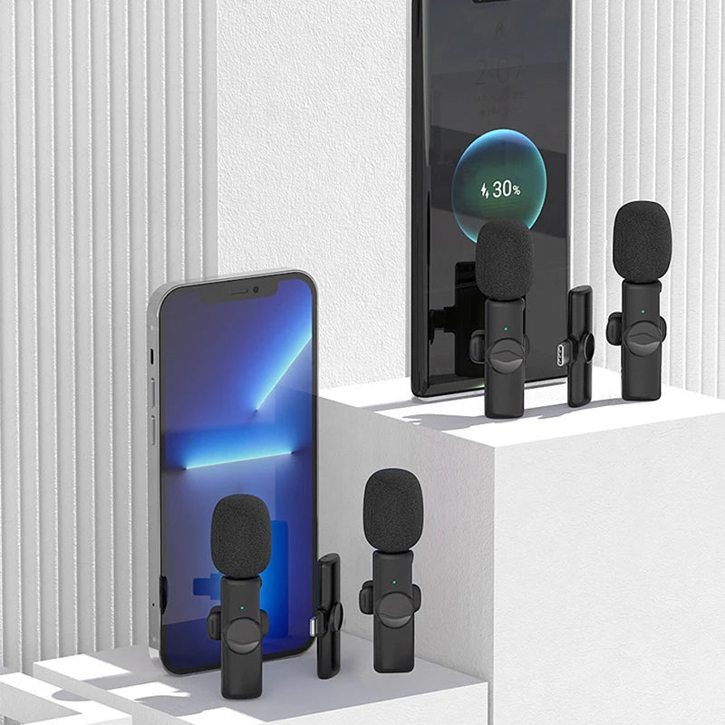 Xiaomi Wireless Lavalier Professional  Microphone for iPhone iPad Laptop Android  Gaming Video Recording Interview Business Mic