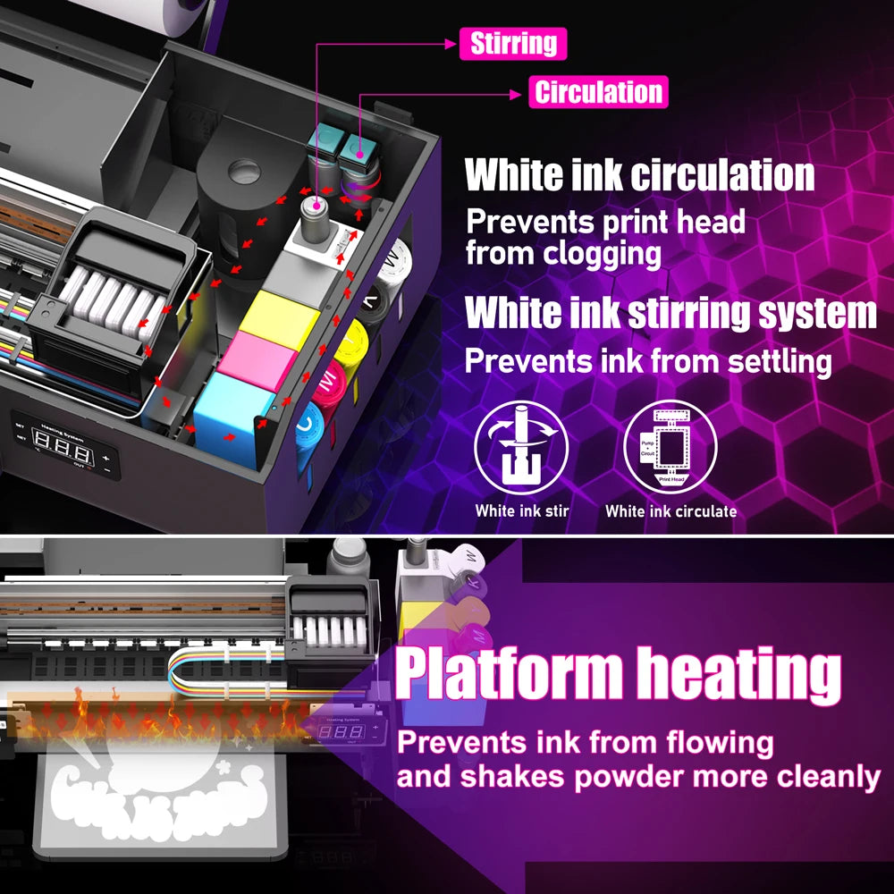 A4 DTF Printer For Epson L805 DTF Printer  Directly to Film Transfer Printer tshirt Printing Machine For Fabric Impresora dtf a4
