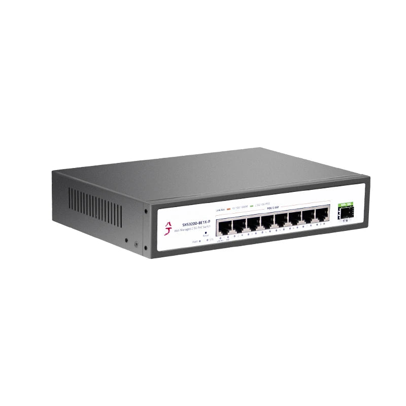 XikeStor 8 Ports 2.5G POE RJ45 1 Port 10G SFP+ L2 Managed POE Support VLAN/ Port Aggregation/ 802.3AF/AT Protocol