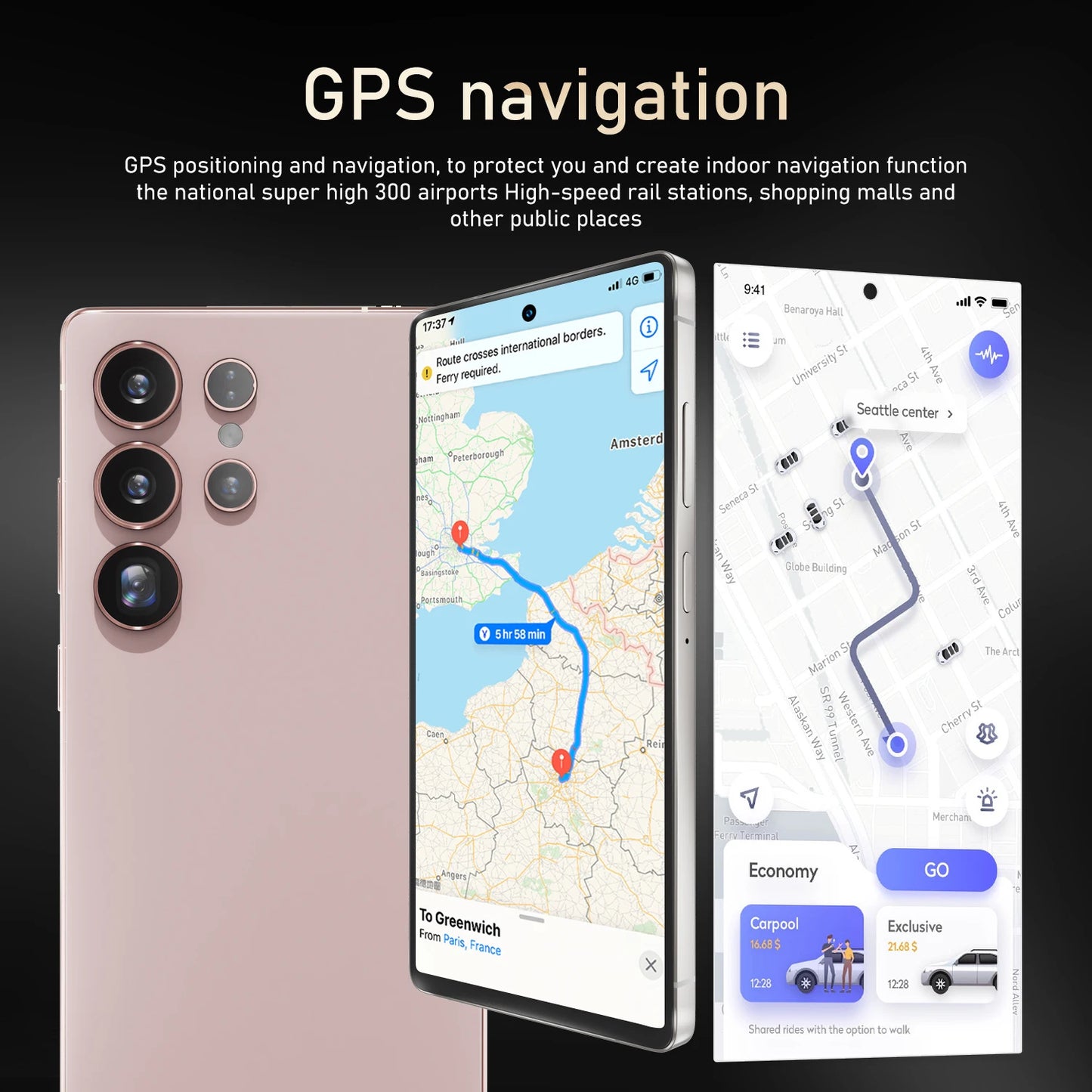 S25 Ultra Smartphone Android 6.8 inch 8+128GB ROM Dual SIM Mobile phones 4G Network 6800mAh Battery Octa Core Cellphones