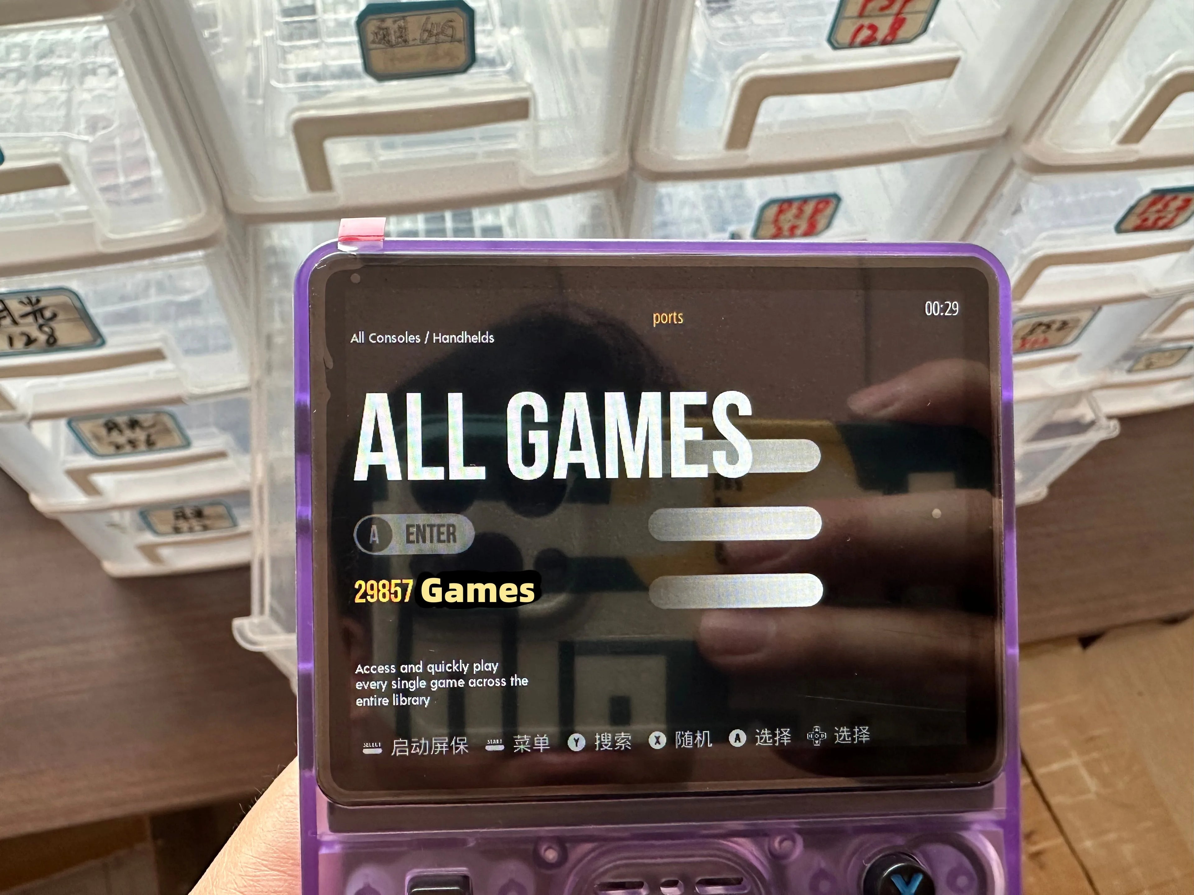 For R36S Retro Handheld Video Game Console TF Card Memory Card Linux System Portable Pocket Video Player 512G 90000 Games