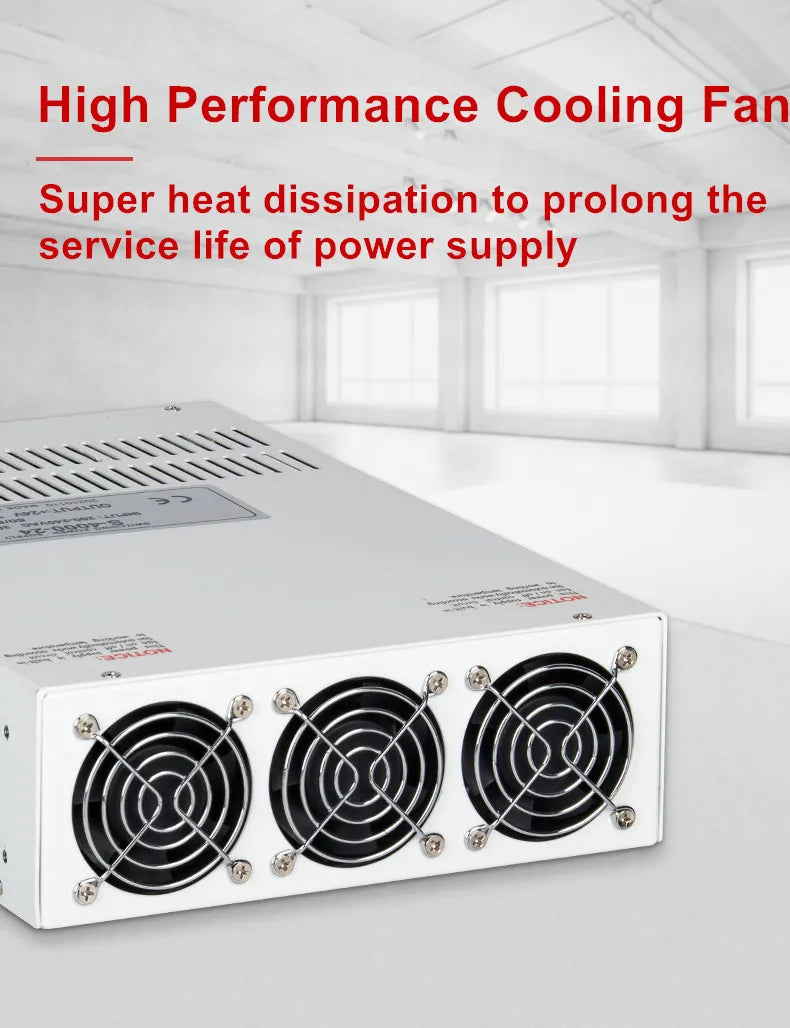 CHUX  Ac Dc Switching Power Pupply 12V 24V 36V 48V 60V 72V 100V 200V 300V Transformer 4000W SMPS LED Power Supply