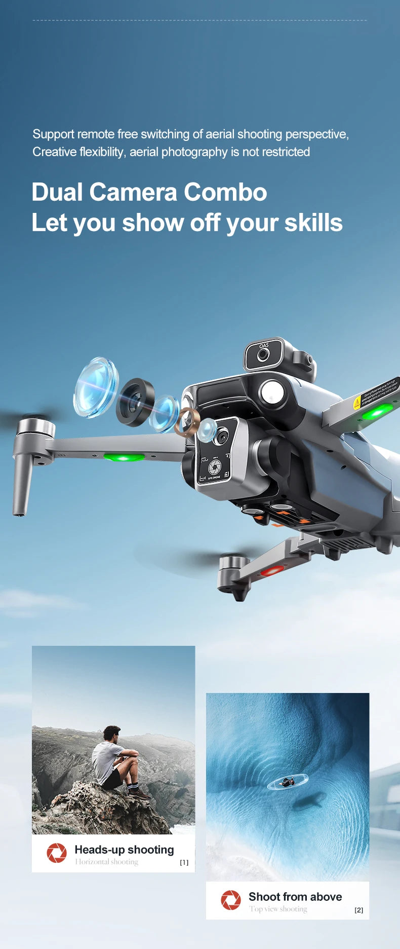 New K19 MAX GPS Drone Professional 8K Camera Aerial FPV Brush Avoiding Obstacle with Large Screen Remote Control Folding Drone