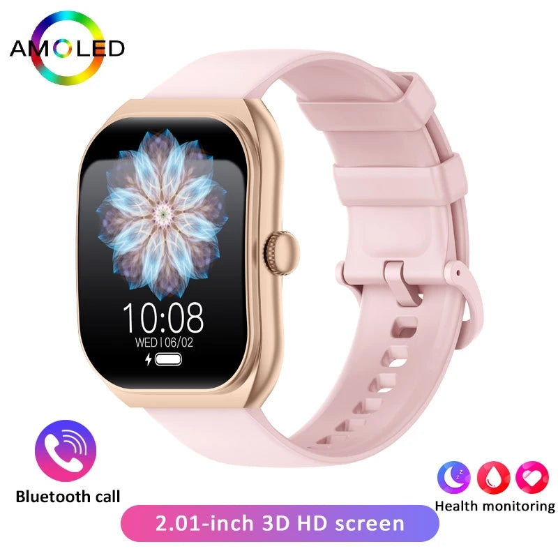 2025 New For Xiaomi Smart Watch Women Heart Rate Health Monitoring Voice Assistant BT Calling IP68 Waterproof Sports Smartwatch