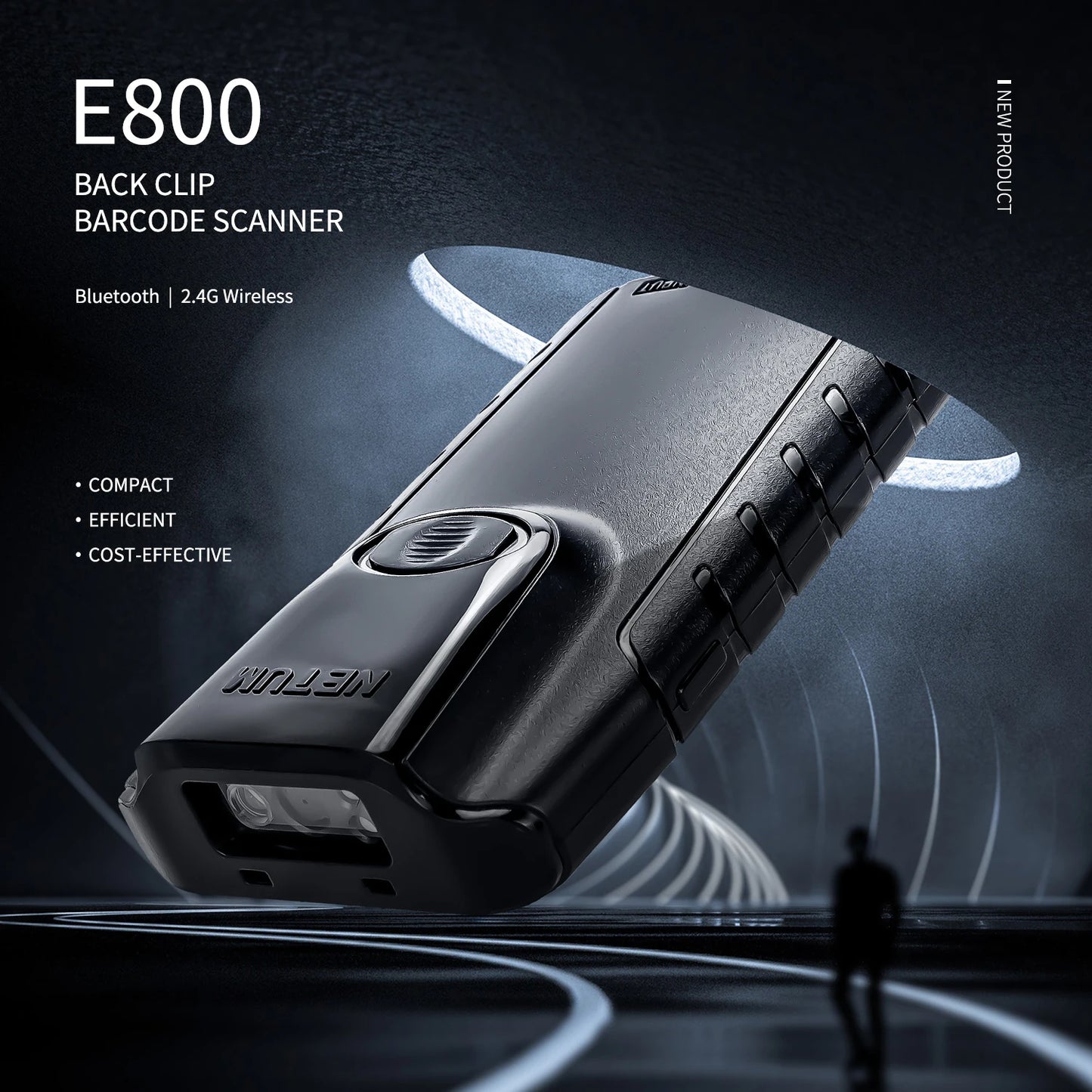 NETUM E740 Wireless CCD Barcode Scanner AND E800 Bluetooth 2D QR Bar code Reader PDF417 Scanner for mobile payment Industry