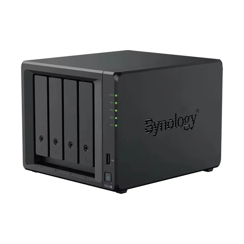Synology DS423+ 4Bay NAS DiskStation 2GB DDR4 Network Cloud Storage Server Small Business Home Office Data Management