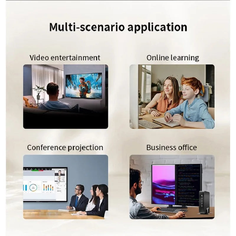 12th Gen Mini PC Gamer Intel I7 1265u I5 1235U 10 Core 12 Threads 2*DDR4 M.2 NVME SSD HD Win11 Office Mini Computer WiFi6