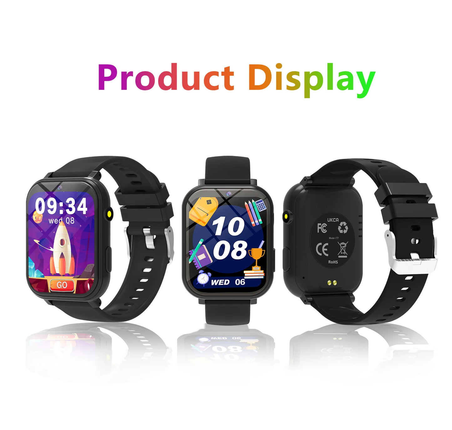Kids Games Smart Watch 18 Games Camera Waterproof Flashlight Sleep Monitoring Step Counter Boy Girl Children Smartwatch Gifts