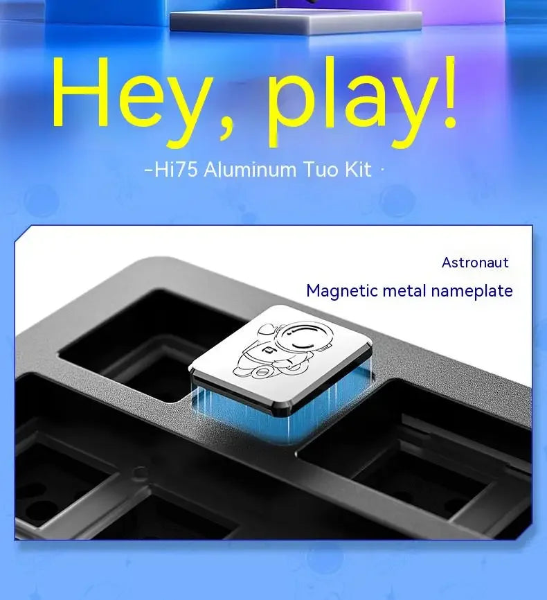 LEOBOG Hi75C Pro Hi75 Sugar65 Custom Mechanical Keyboard Aluminum Kits Hot Swap Wired Gaming Keyboard RGB Gamer Gasket Keyboard