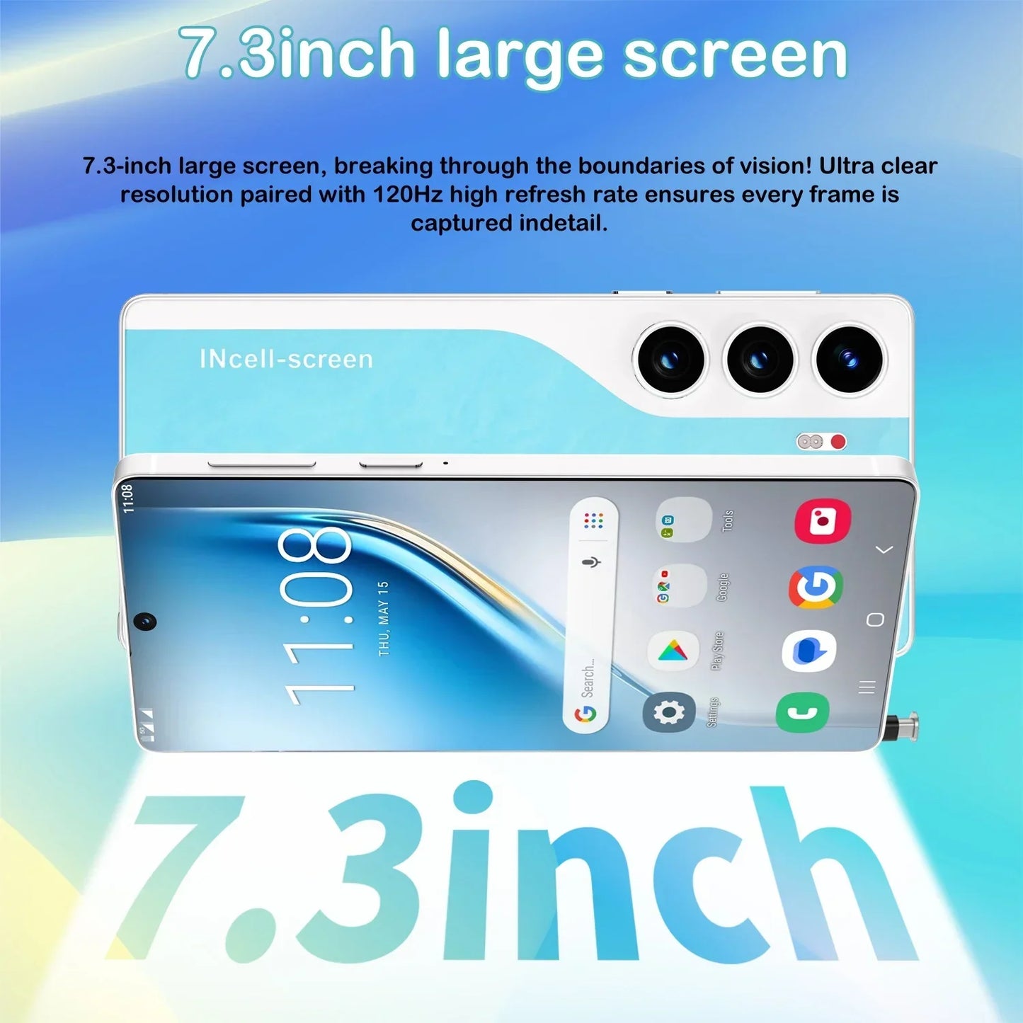 HOT 2025 new C40 Pro original intelligent 4G 5G dual card dual standby Android 14 system global version 108MP 8000mAh battery