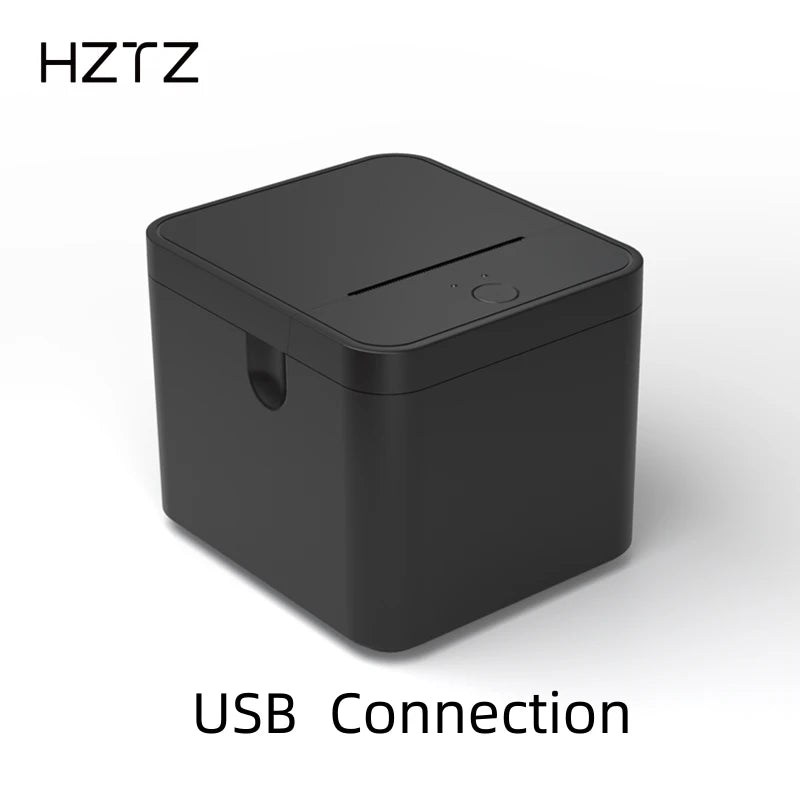 HZTZ 58mm Thermal Receipt Printer for Android iOS Windows system can be connected to cash registers Suitable for catering, super