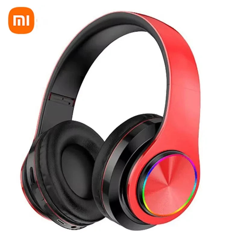 XIAOMI Bluetooth Headset Wireless Headphones Foldable HiFi Stereo Earphone With Mic Support SD Card FM For Xiaomi Iphone