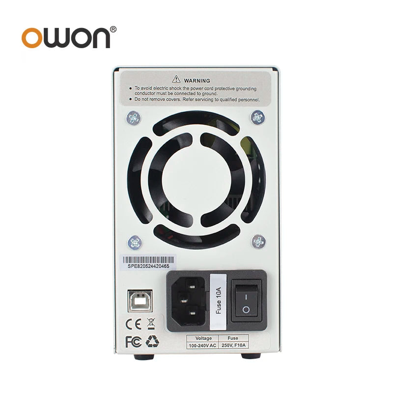 OWON SPE8205 SPE8105 Programmable DC Power Supply, 80V 10/20A 500W Portable Laboratory Power Supply List Waveform Editing Output