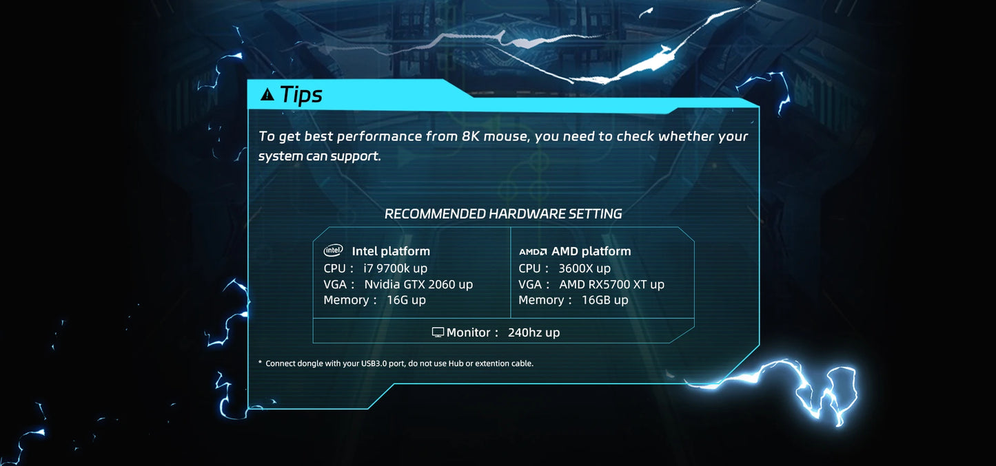 SCYROX V6 Gaming Mouse, Pixart 3950, Omoron Switches, Web Based Software, 8K Dongle Included