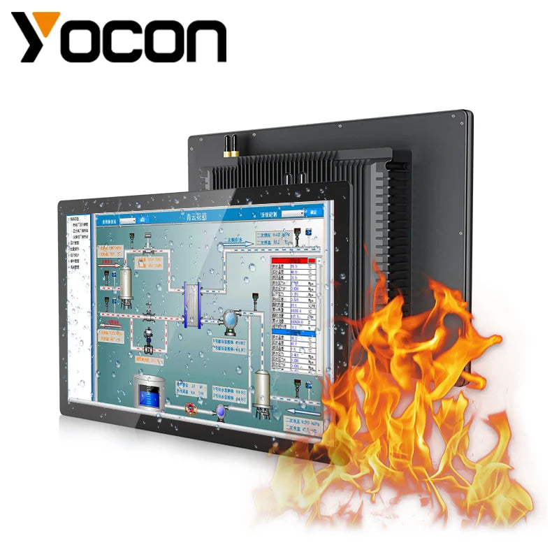 15.6 Inch All in One Capacitive Touch Screen PC Industrial Panel Computer