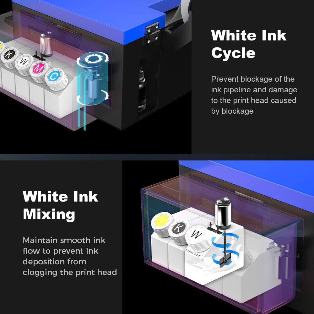 A3 dtf printing machine For Epson R1390 DTF Printer With DTF Curing Oven Directly To Film Transfer T shirt printing Machine A3