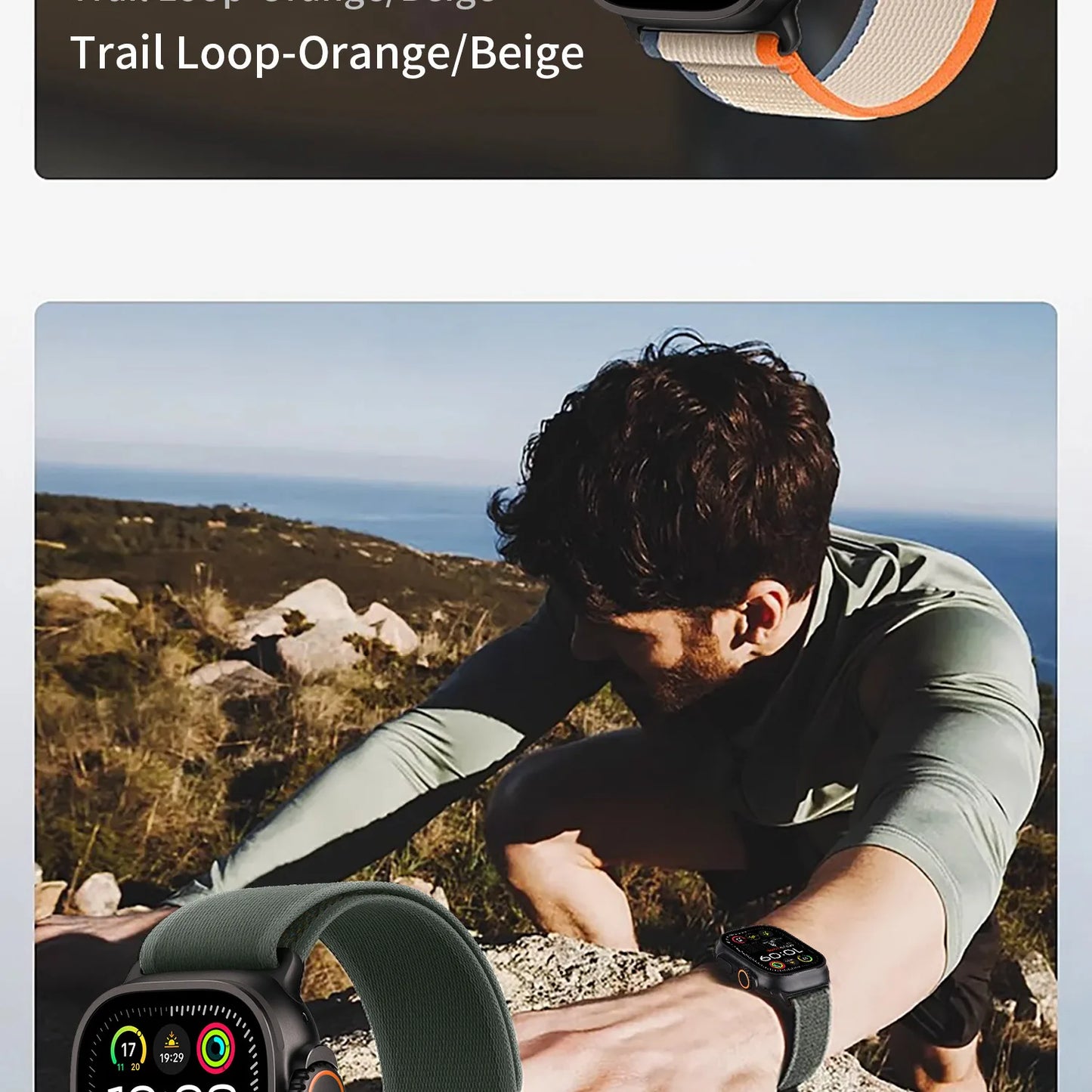 2025 New Suitable for Apple Watch  High Quality Nylon Strap Trail Loop For Watch Series 11 10 9 8 7 SE 3 Ultra 3 2 Band Iwatch