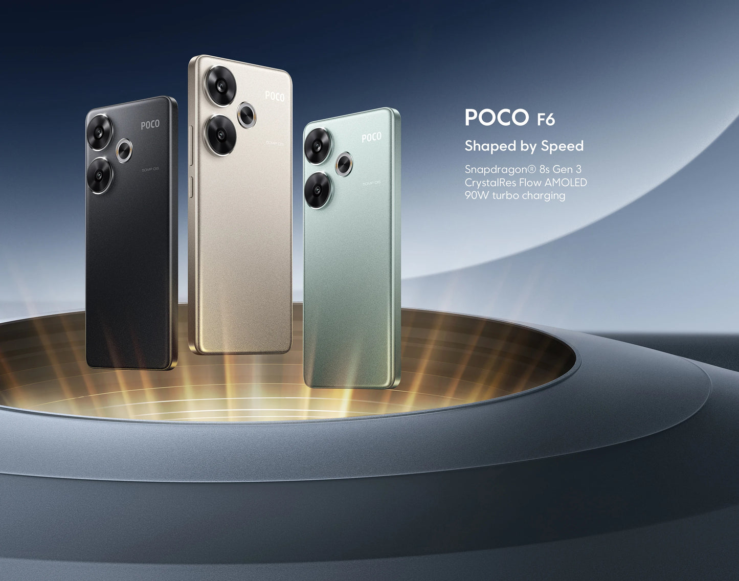 World Premiere POCO F6 Smartphone Global Version Snapdragon®8s Gen 3 NFC 120Hz Flow AMOLED 90W Turbo Charging 5000mAh Battery