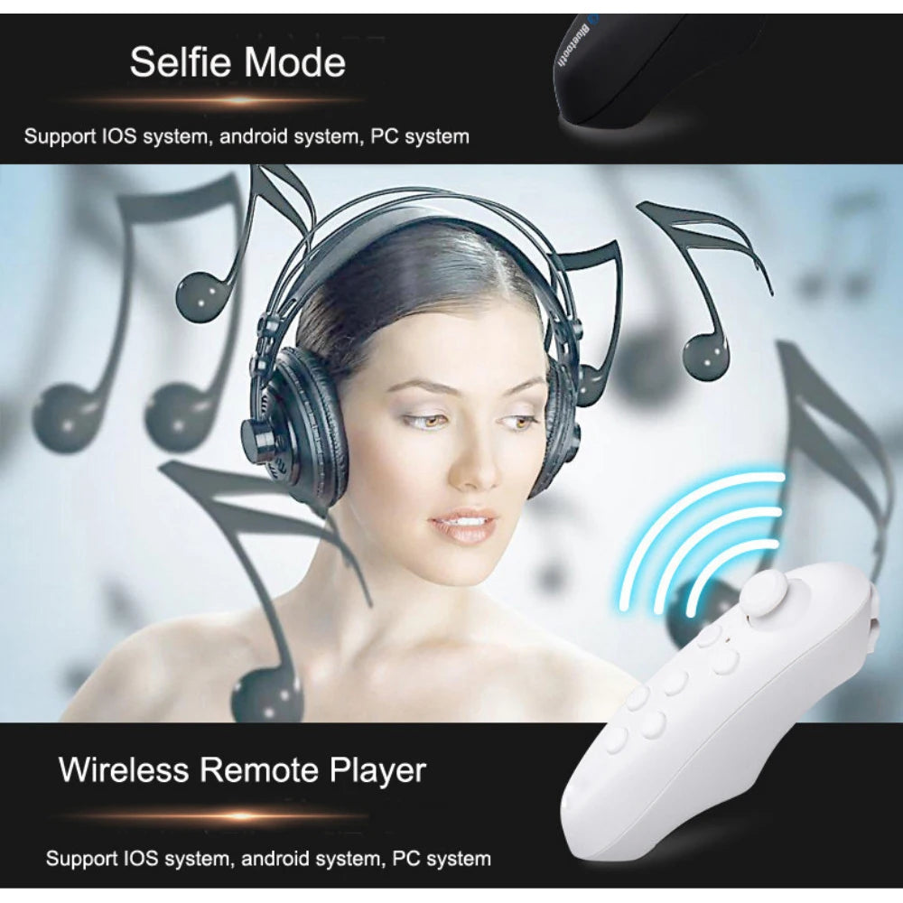 Smart Phone VR Glasses Virtual Reality Headset Bluetooth 3D Devices Headphones Helmet Goggles Lenses Smartphone Mobile Cell Viar