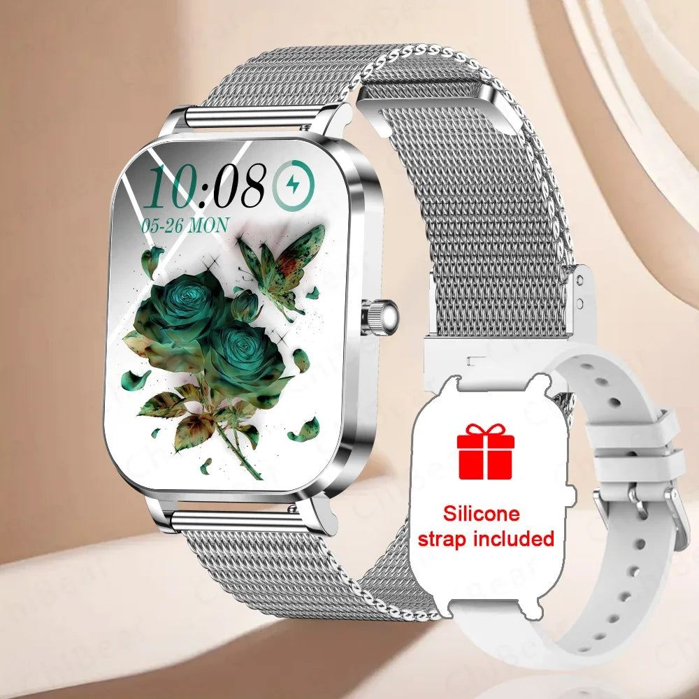 Xiaomi Fashion Women Smartwatch AMOLED HD Screen Heart Rate Blood Oxygen Monitoring BT Call Sports Smartwatch Woman