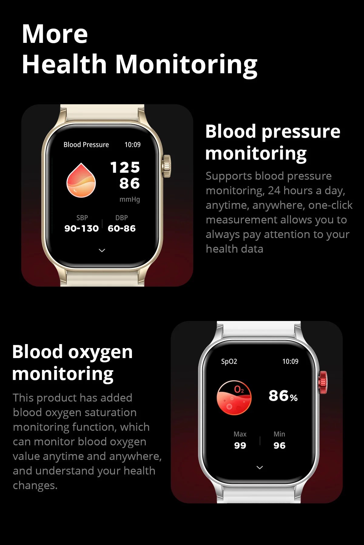 COLMI P78 AMOLED Smartwatch 1.95'' Display with Flashlight & Voice Calling 100+ Sports Mode Health Monitor Men Women Smart Watch