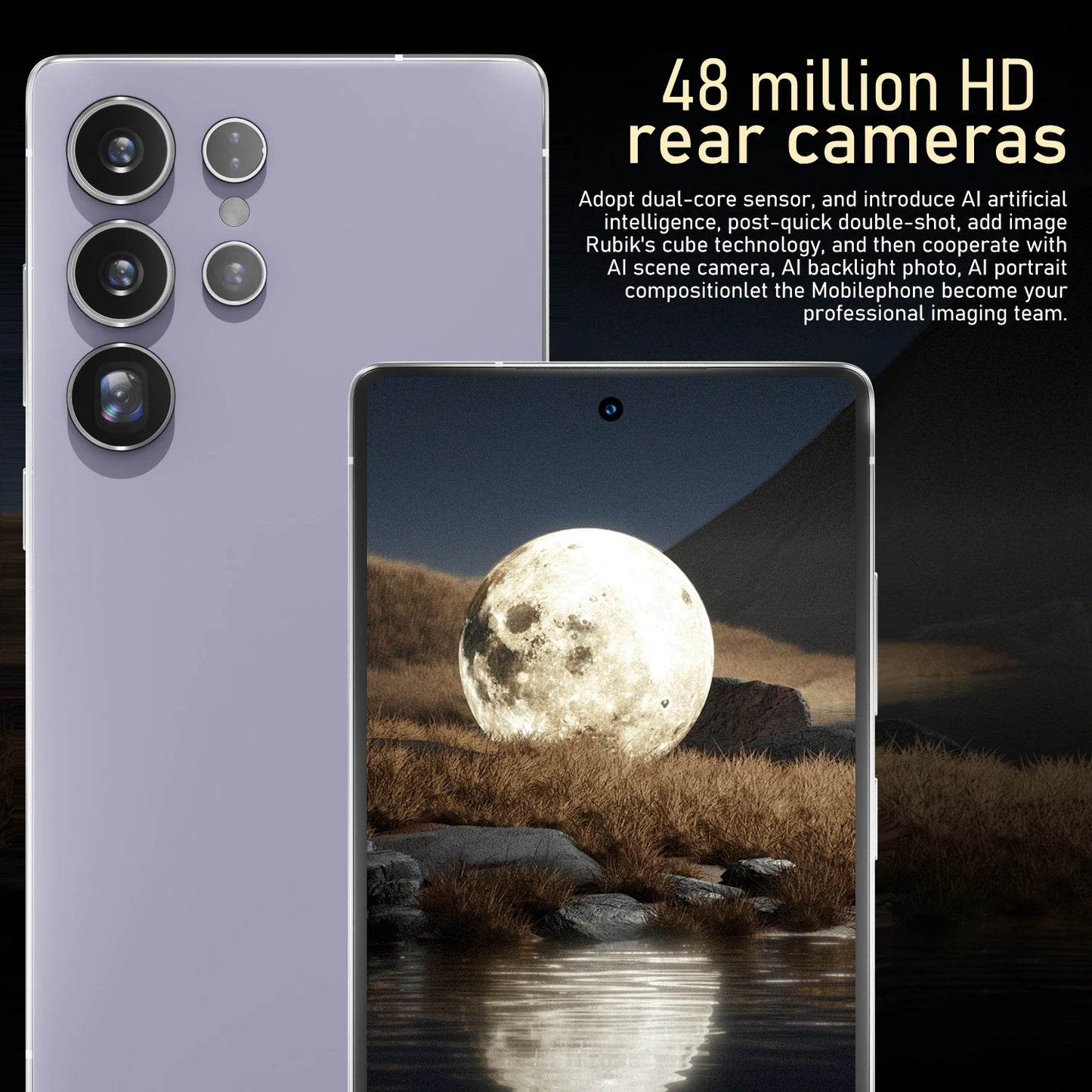 S25 Ultra Smartphone Android 6.8 inch 8+128GB ROM Dual SIM Mobile phones 4G Network 6800mAh Battery Octa Core Cellphones