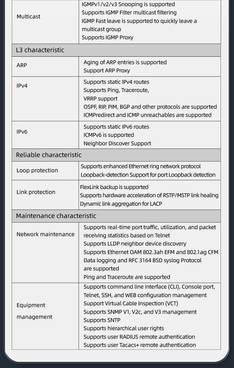 XikeStor 8-Port 10G RJ45 L3 Managed  with Fan Support 1G/2.5G/10G DHCP/VLAN/Port Aggregation/Routing Function