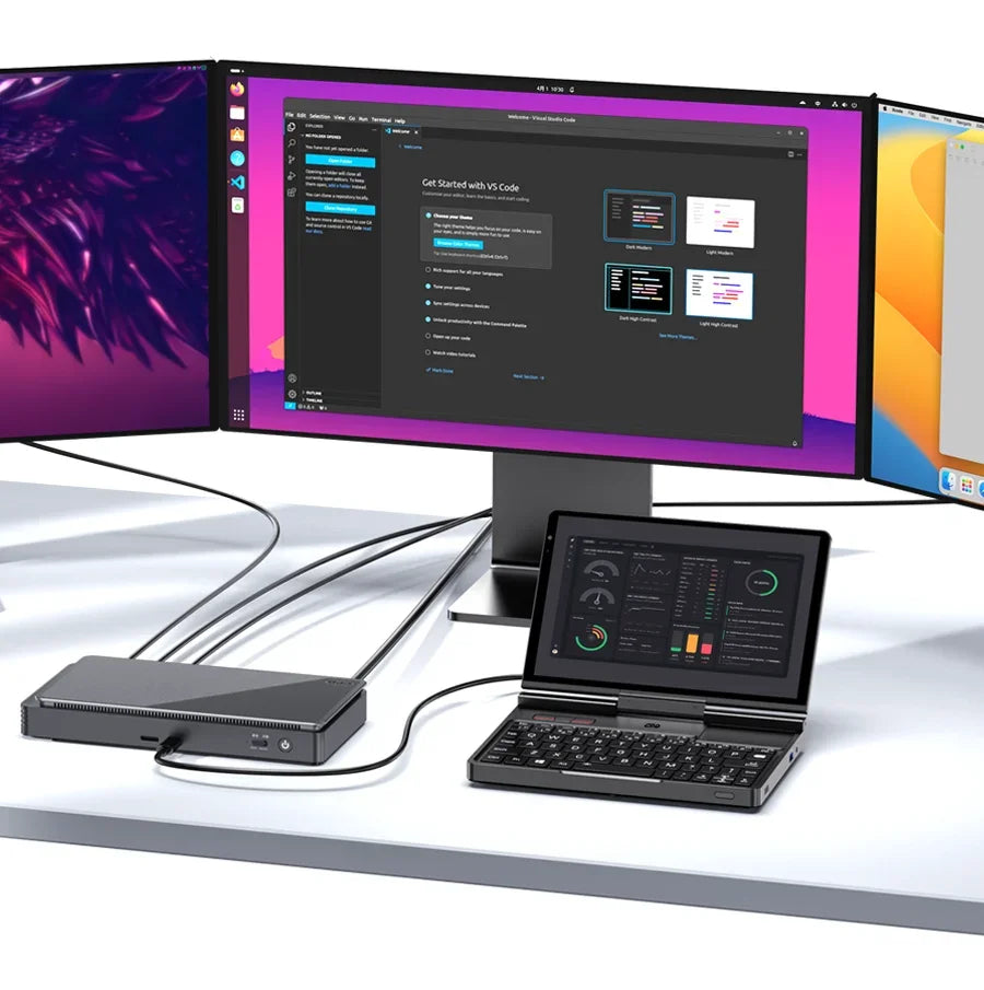 GPD Pocket 4 RAM 16GB 32GB 64G Memory 1TB 2TB SSD Hard Disk  Laptop Notebook Mini PC Portable Gaming Computer