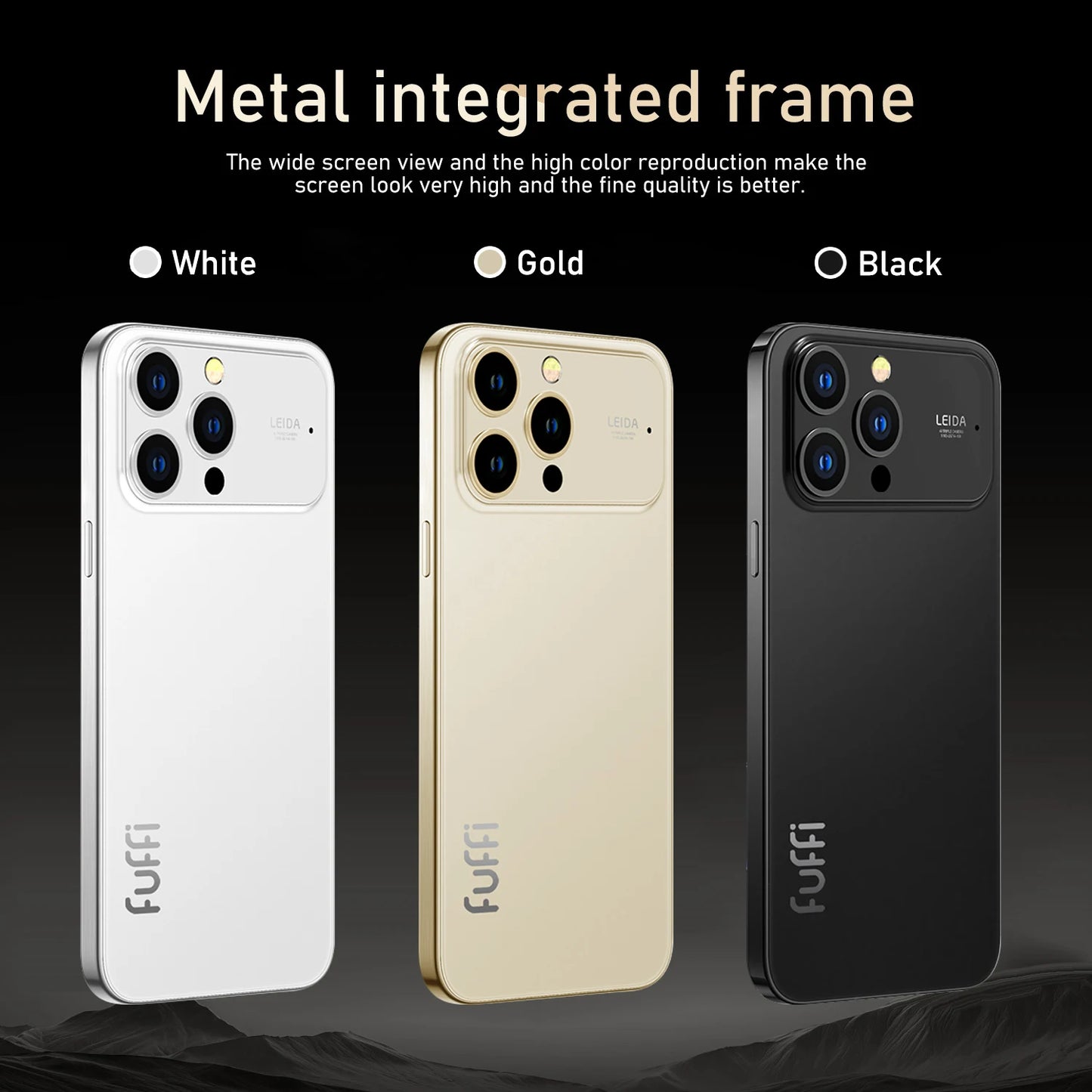 Global Vision 17 Pro Max Smartphone 5G Android 12 8GB RAM 512GB ROM 6.3 Inch Phone 2280x1080HD 24+48MP 4 5G Network Mobile Phone