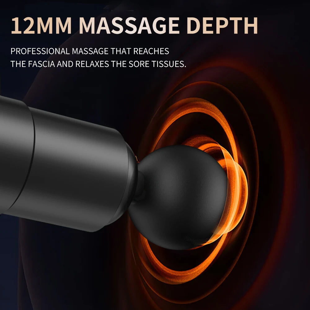 Massage Gun Muscle Relax Deep Tissue Massager Neck Massager Dynamic Vibrator Back Portable Handheld Display Fascia Gun Massage