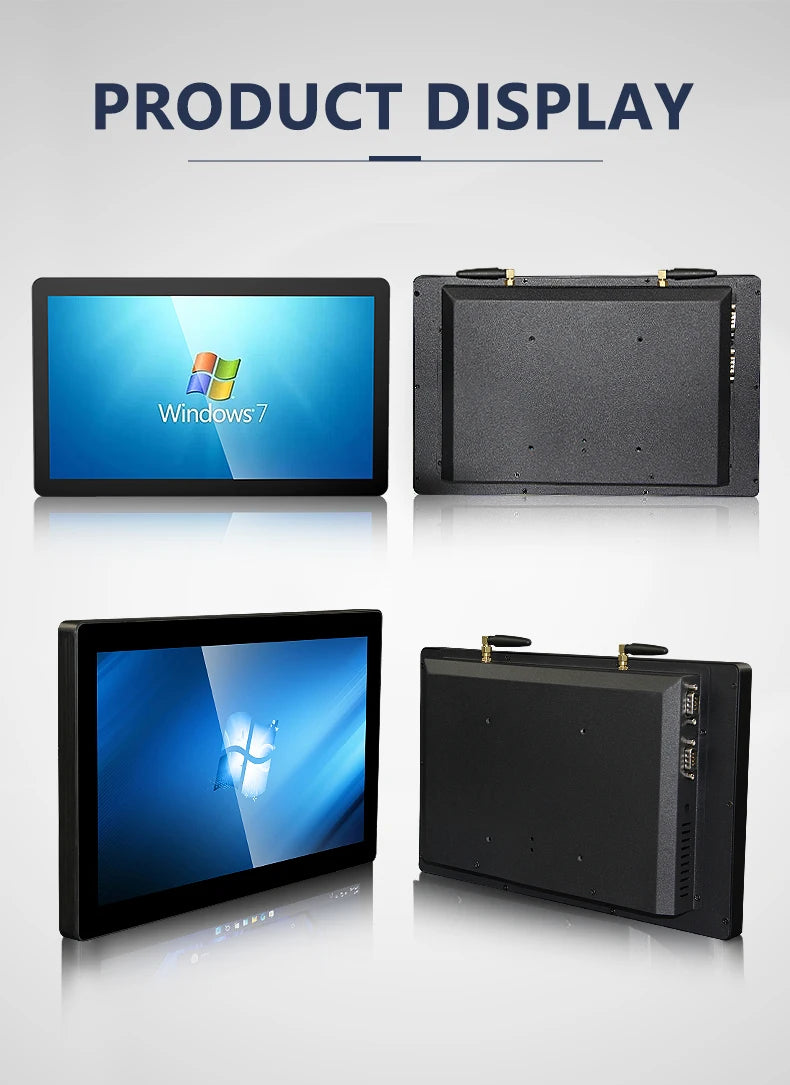 Factory Direct Sales 15.6 inch Wall-mounted and Desktop Industrial Tablets with Capacitive Touchscreen IP65 i3 i5 i7 4G 128G SSD