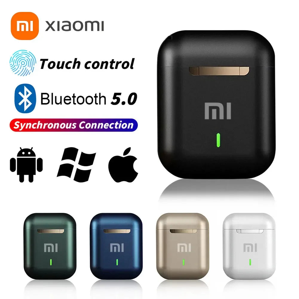 Xiaomi J18 Wireless Bluetooth Earphones HiFI In Ear Stereo Soundtrack Microphone Waterproof Touch Noise Reduction Earphones