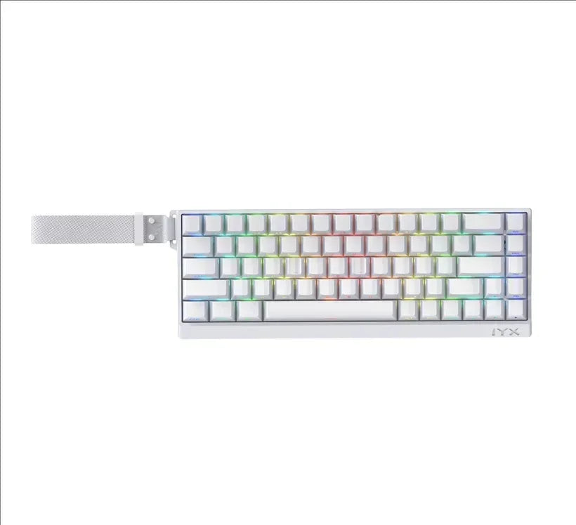 IYX MU68 Pro Mechanical Keyboard Magnetic Switch 8k RT0.04 RGB Backlit Hot Swap E-sports Gamer Keyboard Wired Aluminium Alloy