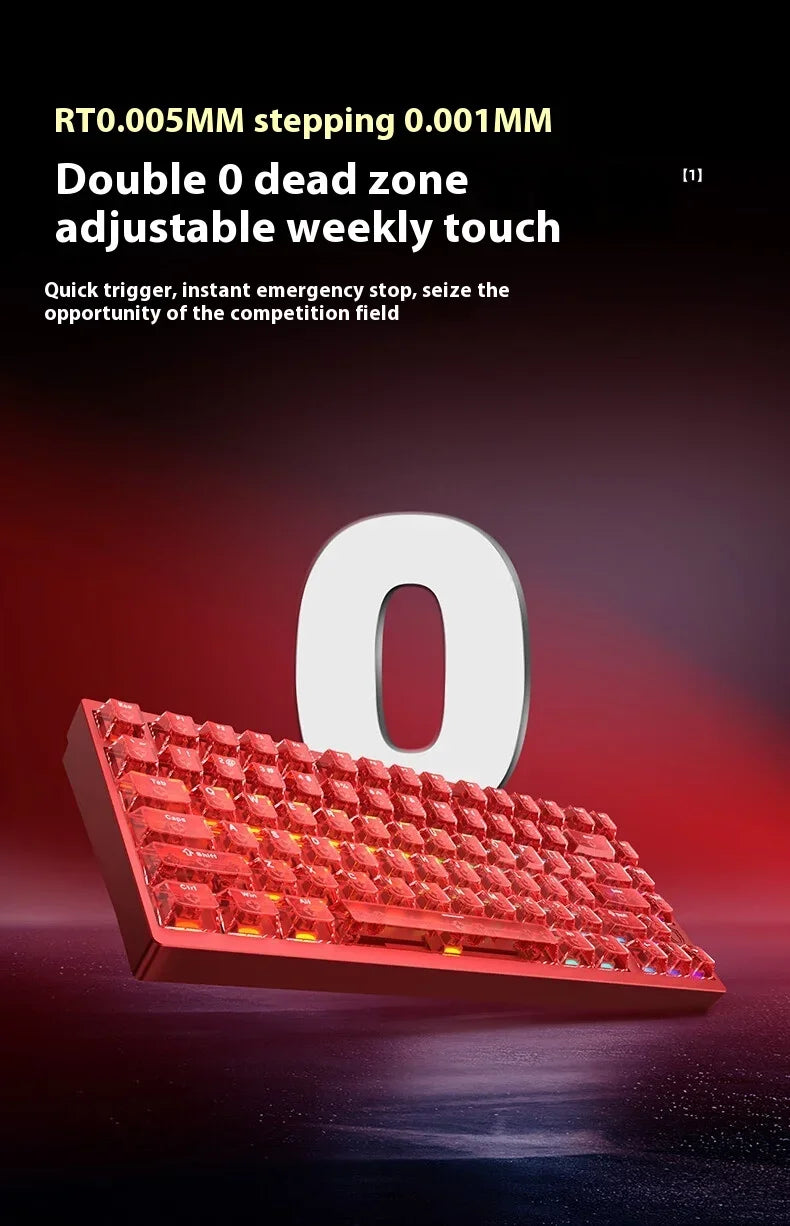 IROK MG75 PRO/MAX Mechanical Keyboard Magnetic Switch Rgb Hot Swap Aluminum Rt0.005 Quick Dismantling Structure Custom PC Gifts