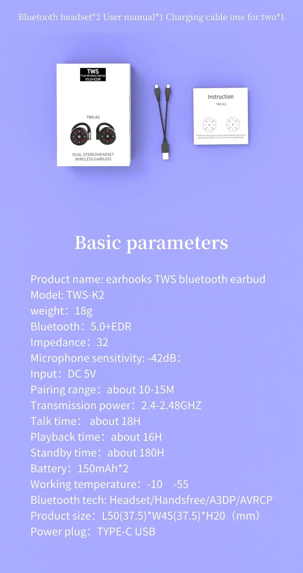 TWS Wireless Earphones Bluetooth Noise Canceling earbuds Stereo Headphones Sports Gaming Headset With Mic for Smartphones Xiaomi