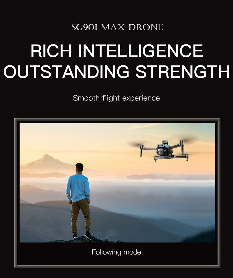 New SG901 Drone Professional 8k Camera Four-Axis Aerial Photography with Large Screen Remote Control 5G WIFI GPS FPV Dron RC 5KM