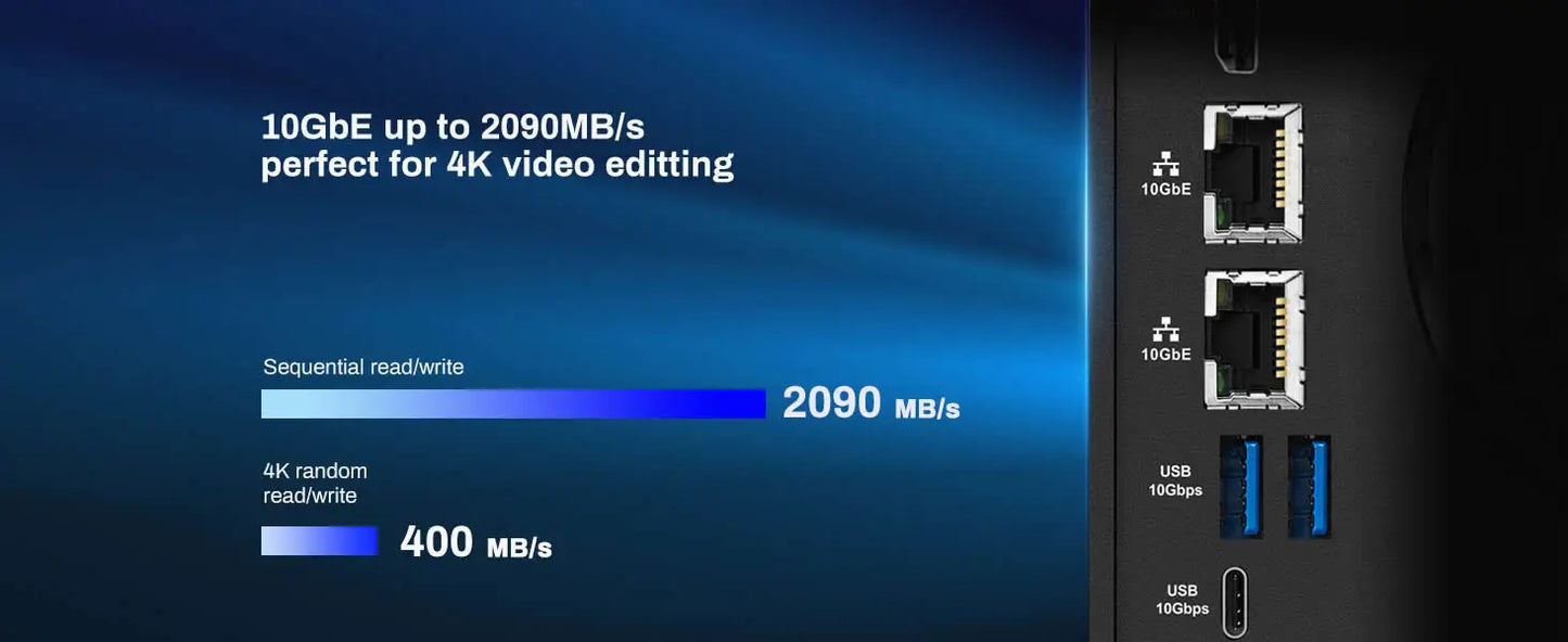 TERRAMASTER F4-424 Max NAS Storage - 4Bay Core i5 1235U 10Cores 12 Threads, 8GB DDR5 RAM, Network Attached Storage(Diskless)