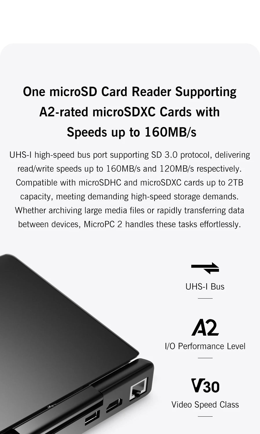 GPD MicroPC 2 Handheld Mini Laptop 7 Inch Touch Screen 16GB RAM 512GB SSD N300 CPU Windows 11 System