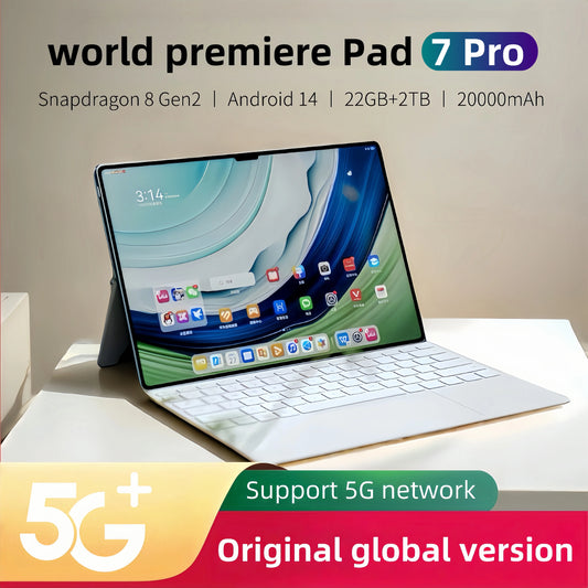 2025 Pad 7 Pro Global 11 inch tablet Android 14 16GB 1TB Snapdragon 8 Gen2 4K HD 5G WIFI Bluetooth WPS 20000mAh tablets Tab PC